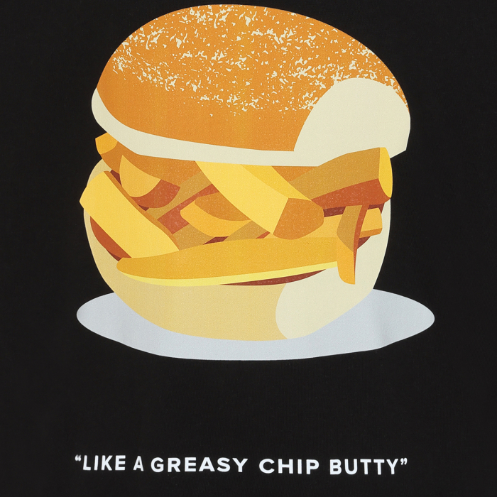 Junior Chip Butty Tee Black