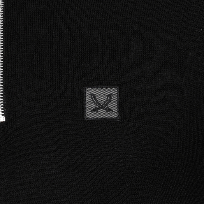 Sword 1/4 Zip Sweat Black