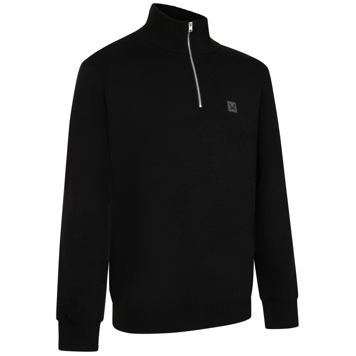 Sword 1/4 Zip Sweat Black
