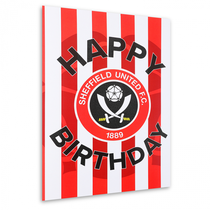 A4 Birthday Stripe Card