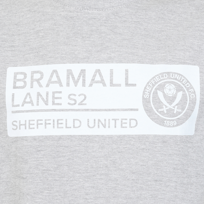 Adult Dalton Street Sign Tee Grey