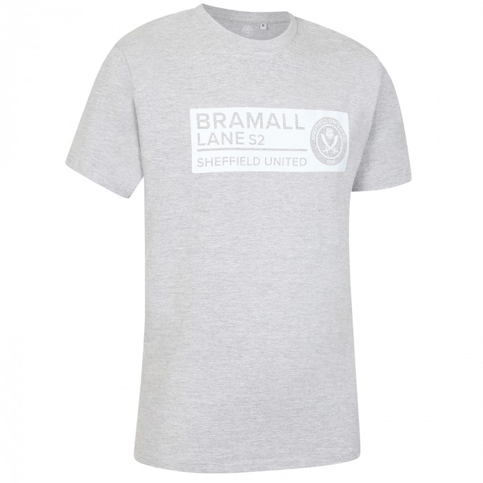 Adult Dalton Street Sign Tee Grey