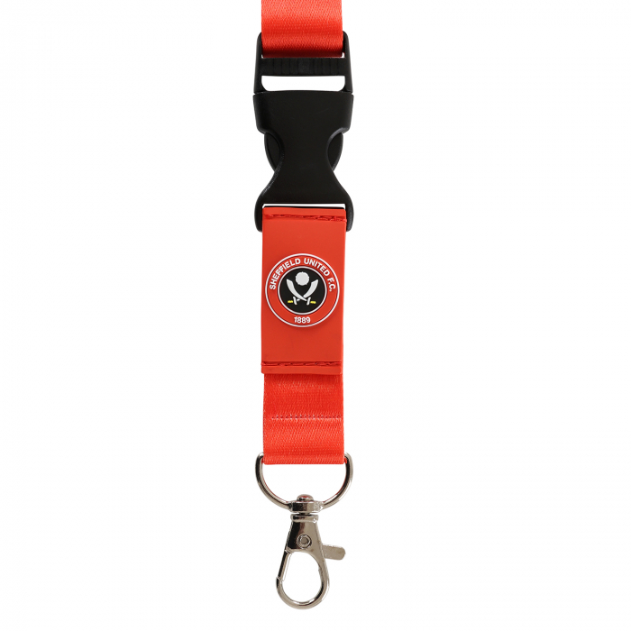 PVC Crest Lanyard Red