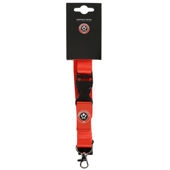 PVC Crest Lanyard Red