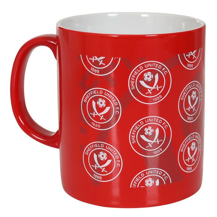 Multi Crest Mug Red