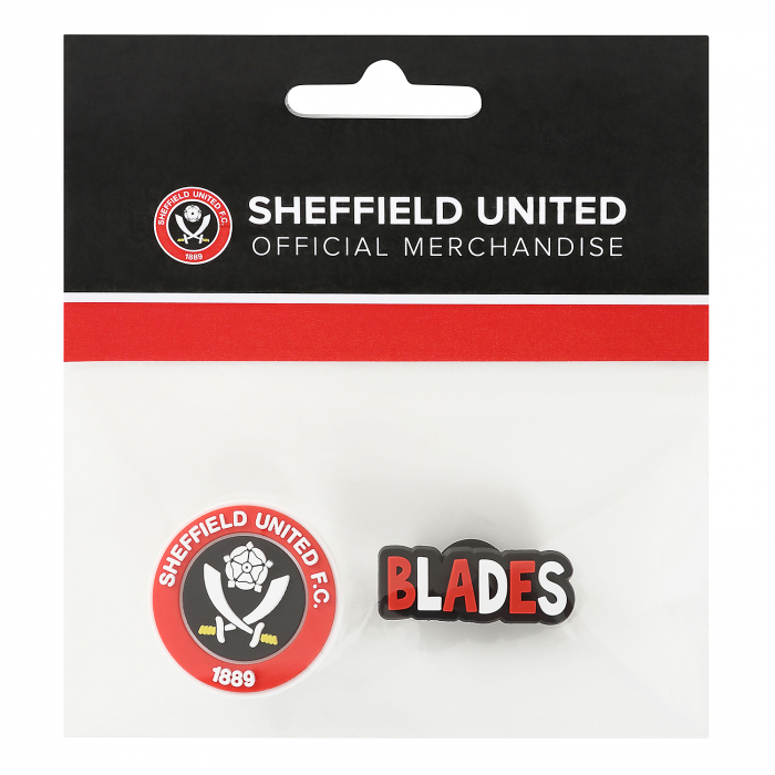 2PK Blades Crest Shoe Charms