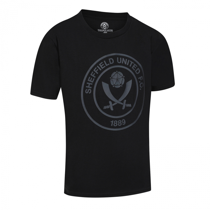 Junior Sheffield United Crest Tee Black