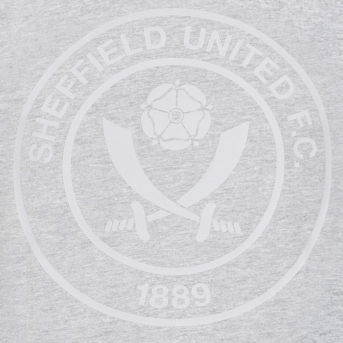 Junior Sheffield United Crest Tee Grey