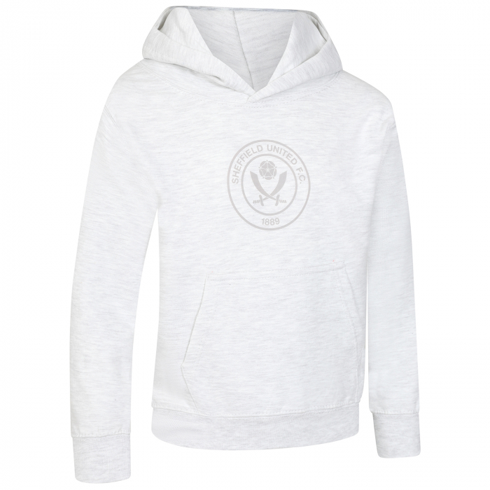 Junior Sheffield United Crest Hoody Grey