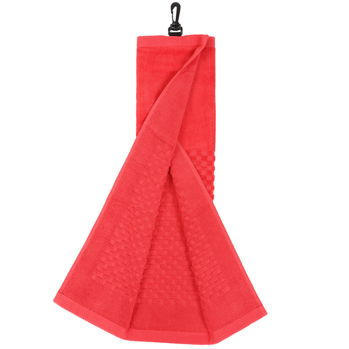 Tri-Fold Golf Towel Red