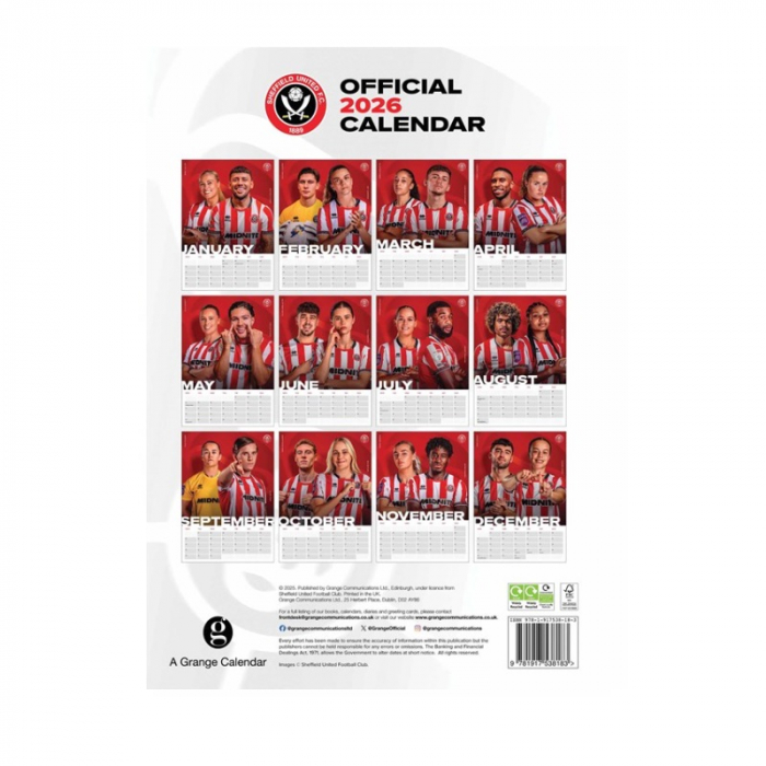 Official 2026 Calendar