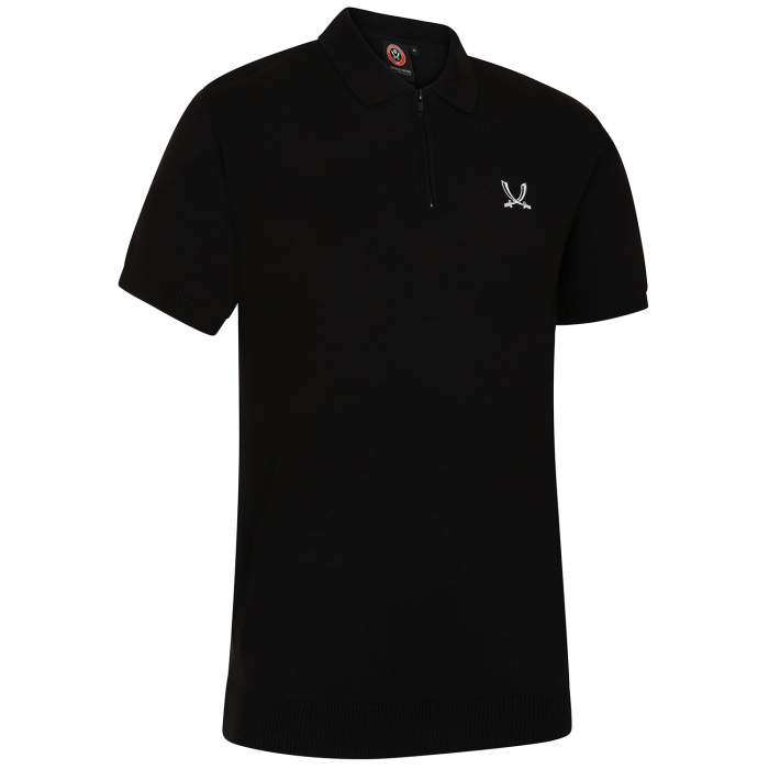 Essential Knit Zip Polo 