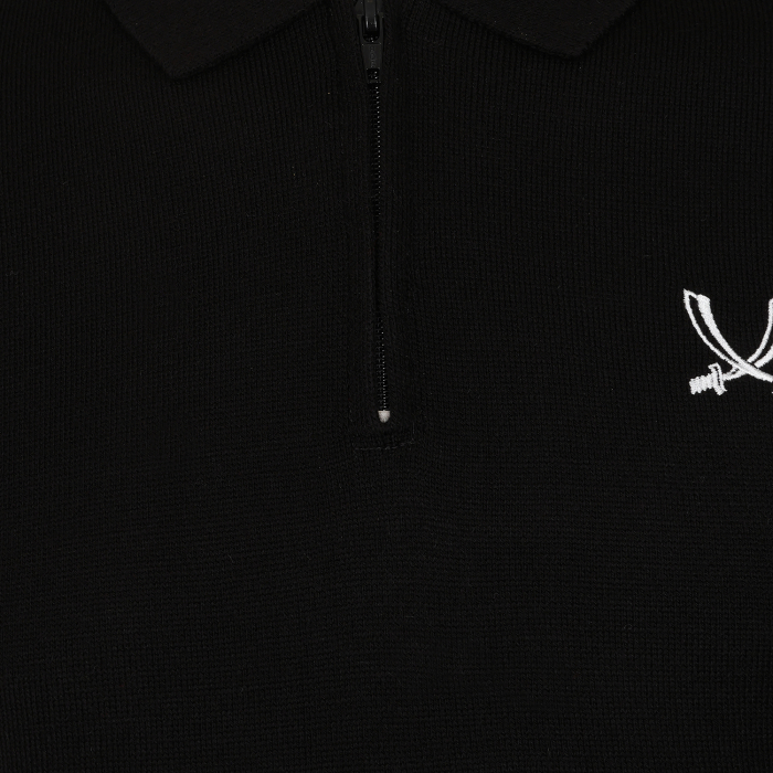 Essential Knit Zip Polo 