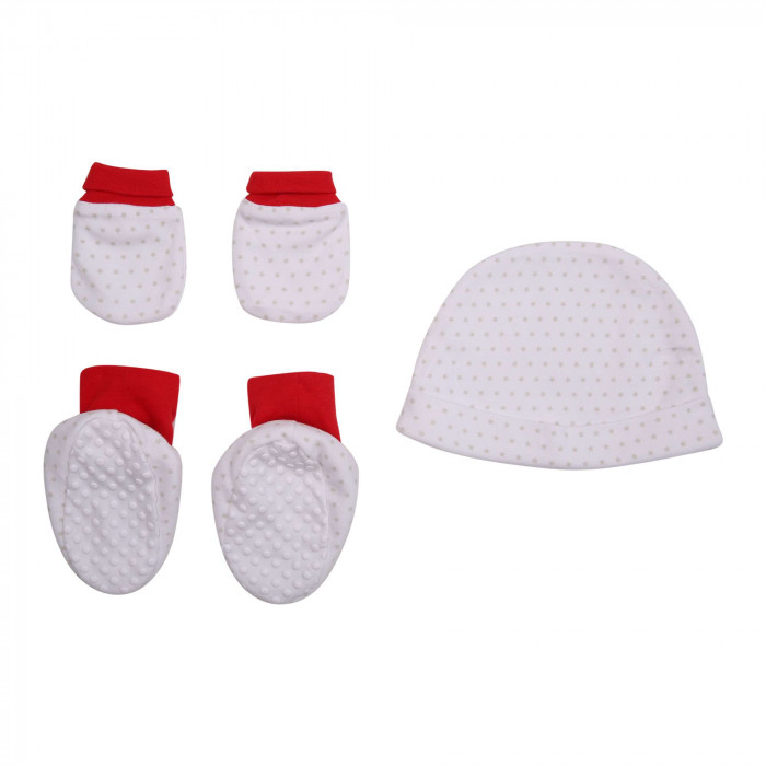 Hat, Bootee and Mitt Set