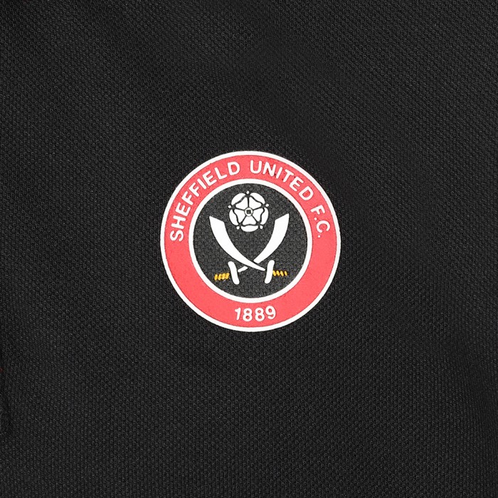 JR Rubber Full Crest Polo Black