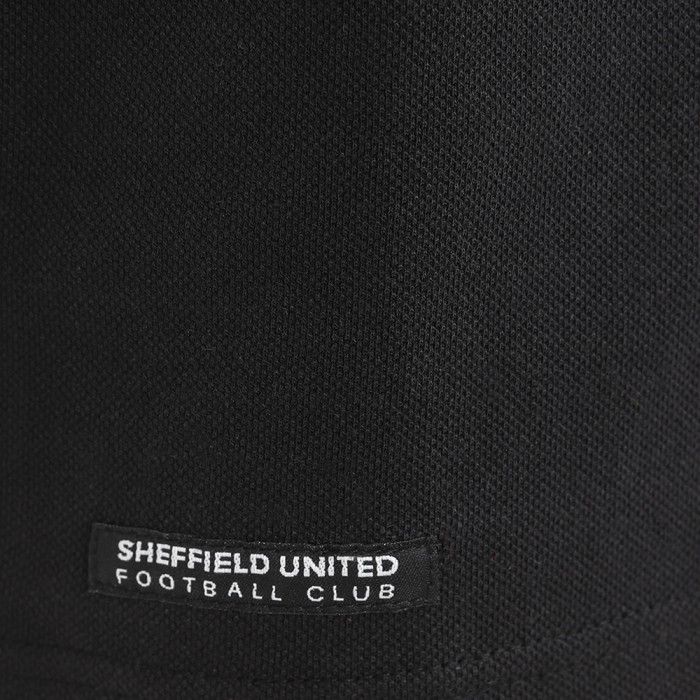 JR Rubber Full Crest Polo Black