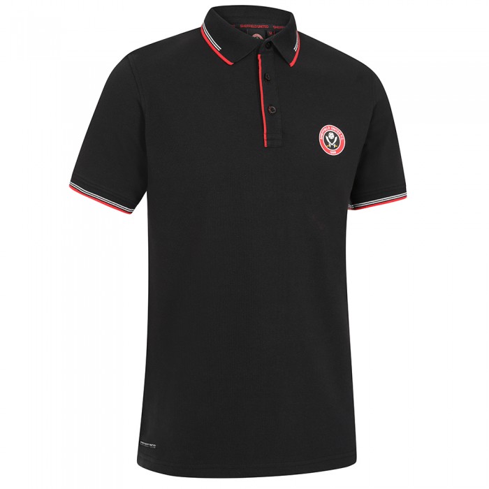 Rubber Full Crest Polo Black