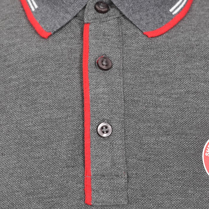 Rubber Full Crest Polo Grey
