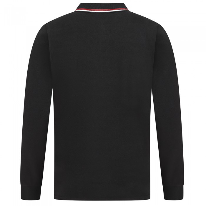 Rubber Full Crest LS Polo Black