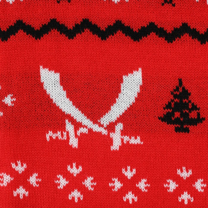 Crest Knitted Stocking