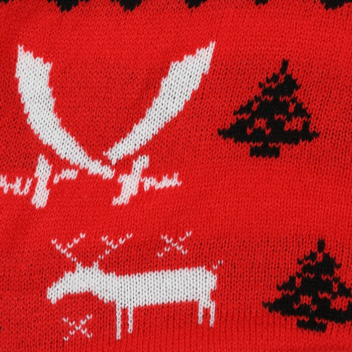 Crest Knitted Stocking