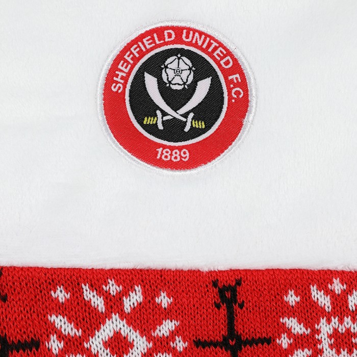 Crest Knitted Stocking