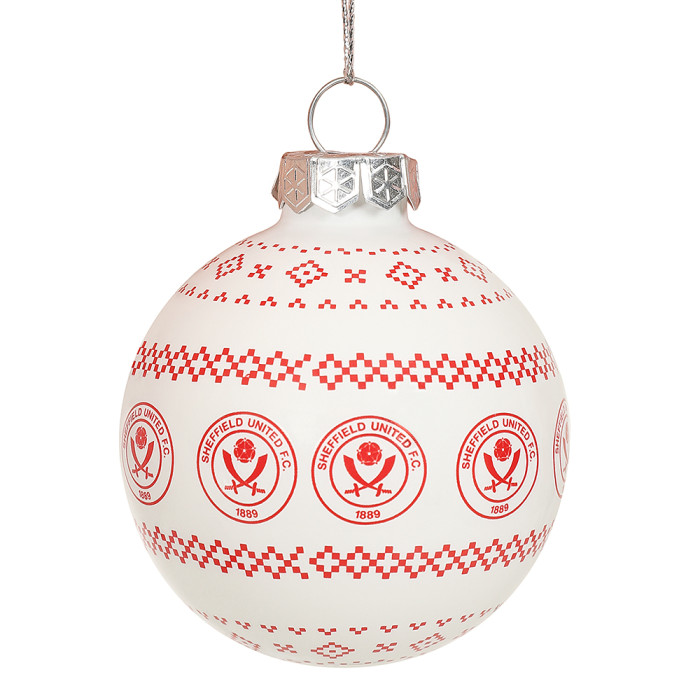 4PK Fairisle Bauble