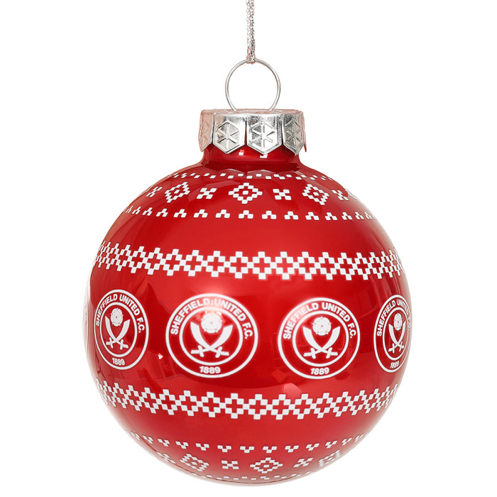 4PK Fairisle Bauble