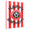 A4 Birthday Stripe Card