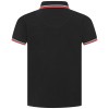 JR Rubber Full Crest Polo Black