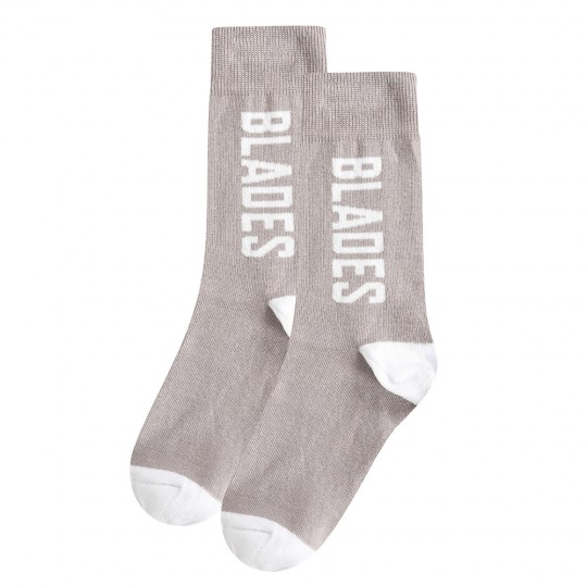 Blades Text Sock G/W