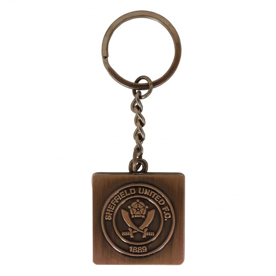 Crest Nickel Keyring