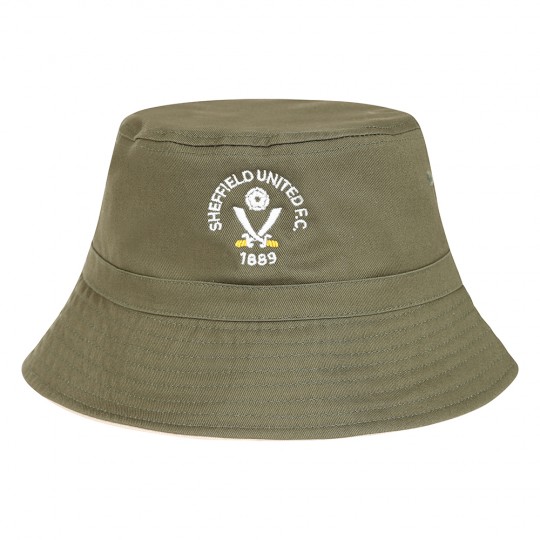 Khaki Retro Bucket Hat