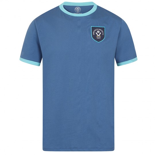 Retro Crest Tee Navy