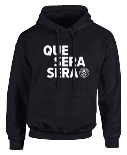 Adult Que Sera Sera Hoody B/W