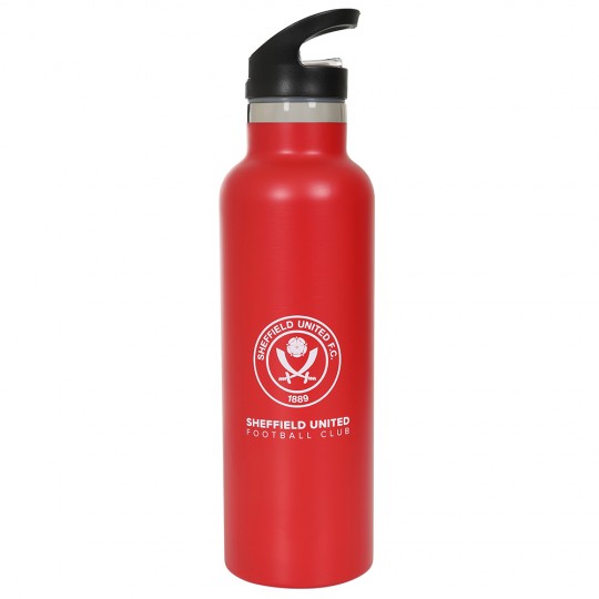 Metal Sports Bottle Red