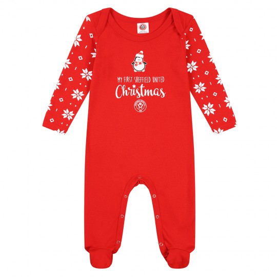 SUFC Christmas Sleepsuit