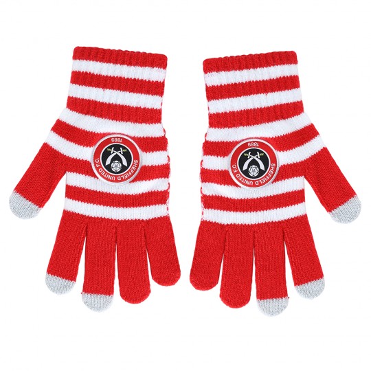 Adult Stripe Crest Gloves