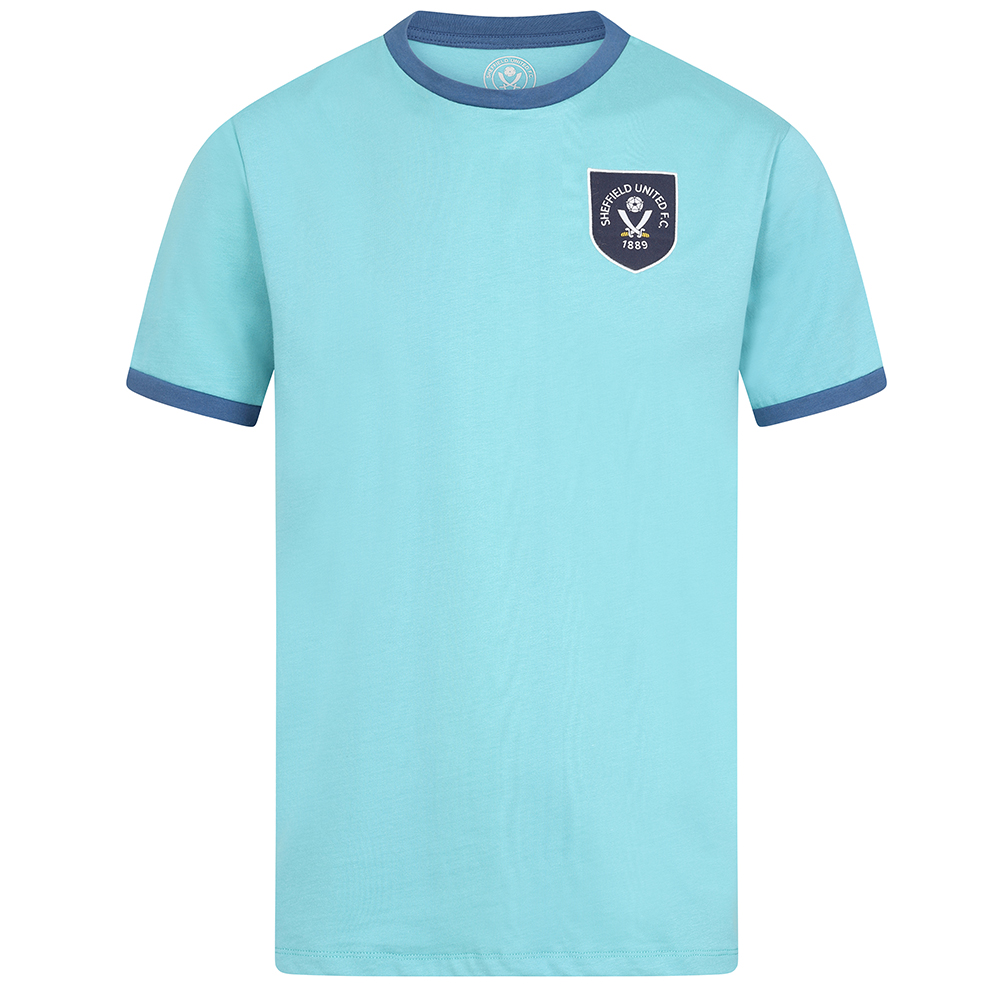 Retro Crest Tee Teal