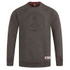 Embossed Crest Sweat Grey