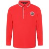 JR Rubber Full Crest LS Polo Red
