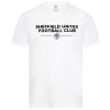 SUFC Text Tee W/B