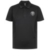 Mens Gym Polo Black