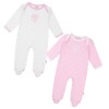 2PK Crest Sleepsuit P/W