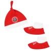 Crest Hat & Bootie Set