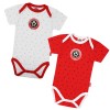 2PK Crest Bodysuit R/W
