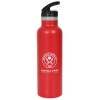 Metal Sports Bottle Red