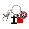 Crest Charm Keyring