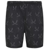 Junior Sword Pattern Swim Short Black