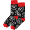 Crest Pattern Sock
